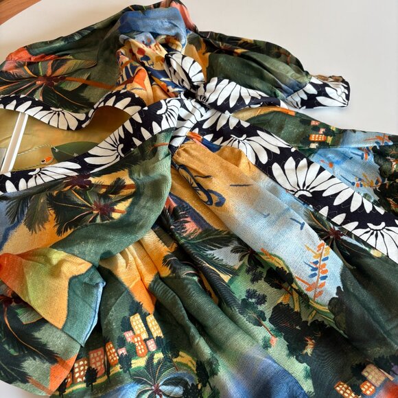 NWT Carioca Lenzing Ecovero Viscose Mini Dress in sz M - Picture 9 of 11